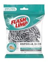 Esponja Inox Limpeza Pesada Flash - FLASHLIMP