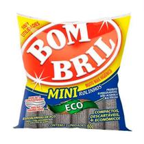 Esponja Lã de Aço Mini Rolinhos Bombril 12un.