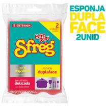 Esponja Lava Louças Sfreg Dupla Face Pct Com 2 Unid. Versátil Limpeza