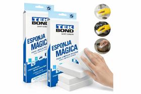 Esponja Mágica Clean Tech Removedora de Manchas Limpeza Pesada Esponja Mágica Clean Tech Removedora de Manchas Limpeza Pesada