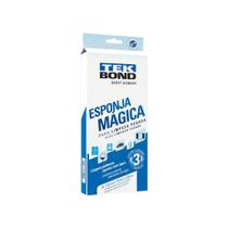 Esponja Mágica Embalagem C/ 03 Unidades - Tekbond Esponja Mágica Embalagem C/ 03 Unidades - Tekbond