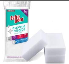 Esponja Magica Esfrebom Bettanin 3 Unidades Esponja Magica Esfrebom Bettanin 3 Unidades