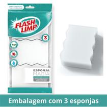 Esponja Magica FlashLimp embalagem c/3