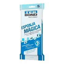 Esponja Mágica Limpeza Pesada 3 Unidades Tekbond