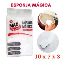 Esponja Mágica Max Clean Branca Tira Mancha Limpa Riscos Limpeza Profunda Bucha De Melamina Multiuso Esponja Mágica Max Clean Branca Tira Mancha Limpa Riscos Limpeza Profunda Bucha De Melamina Multiuso