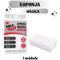 Esponja Mágica Melamina Max Clean Tira Manchas e Riscos Clink Multiuso