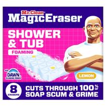 Esponja Mágica Mr. Clean para Banheira e Chuveiro 8 Unidades Limão Esponja Mágica Mr. Clean para Banheira e Chuveiro 8 Unidades Limão