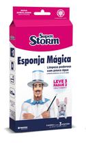 Esponja Mágica Super Storm Uso Geral - Leve 3 Pague 2 Esponja Mágica Super Storm Uso Geral - Leve 3 Pague 2