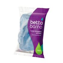 Esponja Massageadora Relax BettaBanho Azul - Bettanin Esponja Massageadora Relax BettaBanho Azul - Bettanin