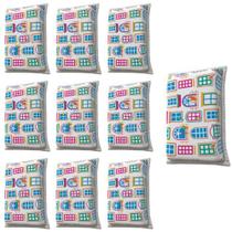 Esponja Microfibra Mágica Decorada 10u P/ Vidros Janelas