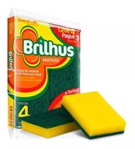 Esponja Multiuso Brilhus Leve Lava Louça Limpa Panela