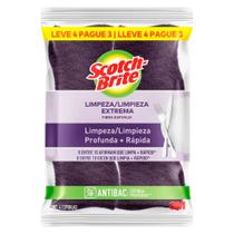Esponja Multiuso Limpeza Extrema Scotch-Brite 4un.