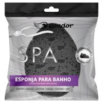 Esponja para Banho Macia com Carvão Ativado Condor Spa