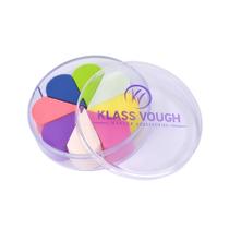 Esponja para Corretivo e Base Queijinho Colors com 8 Unidades Klass Vough
