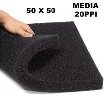 Esponja Para Filtragem Lagos, Aquários, Sump 50x50x5 - maxxi Esponja Para Filtragem Lagos, Aquários, Sump 50x50x5 - maxxi