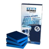 Esponja para Limpeza Antiaderente Azul PACK com 3 Unidades Esponja para Limpeza Antiaderente Azul PACK com 3 Unidades