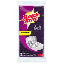 Esponja para louça bucha multiuso limpeza extrema multiuso scotch brite 3m