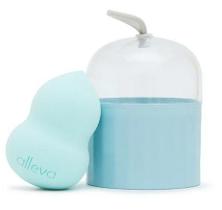 Esponja para Maquiagem 3D com Case Alleva Cor:720405Azul Esponja para Maquiagem 3D com Case Alleva Cor:720405Azul