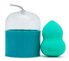 Esponja para Maquiagem 3D com Case Alleva Cor:720405Verde Esponja para Maquiagem 3D com Case Alleva Cor:720405Verde