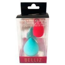 Esponja para Maquiagem Belliz - 360º Micro e Mini
