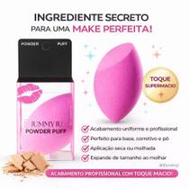 Esponja para Maquiagem Jummy Ju Powder Puff , Acabamento Profissional, Toque Macio