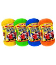 Esponja para polir microfibra luxcar sortida