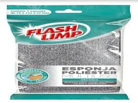 Esponja Poliéster Multiuso Não Risca Flash Limp kit c/3un. Esponja Poliéster Multiuso Não Risca Flash Limp kit c/3un.