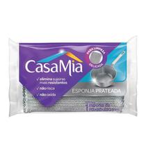 Esponja Prateada Anti-Risco Nas Louças Toque Macio Casamia