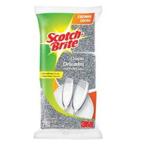 Esponja Prateada SCOTCH-BRITE 3M ANTI Risco 3 UNID