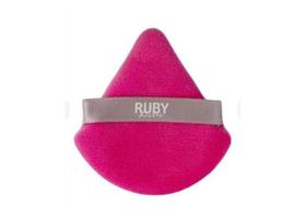 Esponja Puff para Pó Triangular Rosa - Ruby Kisses