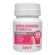 Esponja Removedora de Esmalte Blant 4X1 Sem Acetona 75ml Esponja Removedora de Esmalte Blant 4X1 Sem Acetona 75ml