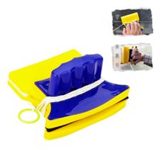 Esponja Rodo magnético Limpa Vidros canto janelas mini top Esponja Rodo magnético Limpa Vidros canto janelas mini top