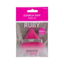 Esponja Ruby Kisses Pó Triangular Cinza E Rosa Puf10br Esponja Ruby Kisses Pó Triangular Cinza E Rosa Puf10br