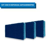 Esponja Scotch Brite Azul Kit C/9 Unidades Bucha Lava Louça Multiuso Esponja Scotch Brite Azul Kit C/9 Unidades Bucha Lava Louça Multiuso