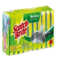 Esponja Scotch Brite - Esponja Multiuso Scotch Brite A MELHOR - 10 UNIDADES