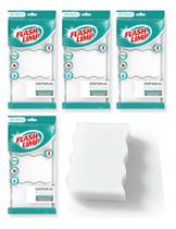 Esponja Tira Manchas Sujeira Kit 12 Unidades Flash Limp