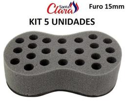 Esponja Twist Infinity Média Afro Nudred Kit com 05 Unids - Santa Clara