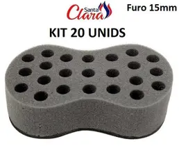 Esponja Twist Infinity Média Afro Nudred Kit com 20 Unids - Santa Clara