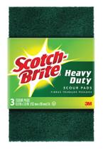 Esponja utilitária 3M Scotch-Brite 223 Heavy Duty, pacote com 3 Esponja utilitária 3M Scotch-Brite 223 Heavy Duty, pacote com 3