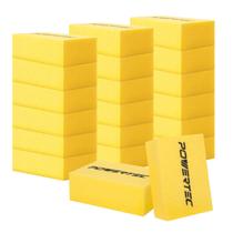 Esponja utilitária POWERTEC Large Square, pacote com 20 unidades, pesada