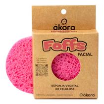 Esponja Vegetal de Celulose Facial - Akora