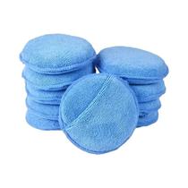 Esponjas Aplicadoras De Cera De Microfibra Ultra Macias E Sem Fiapos Azuis De 5 Polegadas Para Esponjas Aplicadoras De Cera De Microfibra Ultra Macias E Sem Fiapos Azuis De 5 Polegadas Para