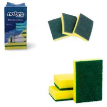 Esponjas Buchas Multiuso De Limpeza Cozinha Prato Vasilha nobre lava prato louça pacote C/10unid