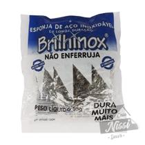 Esponjas de aço inox para limpeza pós obra não enferruja - Brilhinox