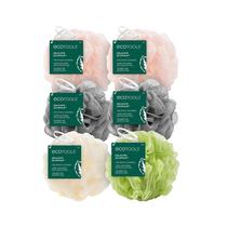 Esponjas de Banho EcoTools EcoPouf Delicate - Esfoliantes (6 Unidades)