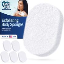Esponjas de banho HartFelt Oval Body Wash Scrubber, pacote com 6 Esponjas de banho HartFelt Oval Body Wash Scrubber, pacote com 6