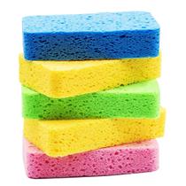 Esponjas de celulose grandes para cozinha Temede, pacote com 5, uso pesado Esponjas de celulose grandes para cozinha Temede, pacote com 5, uso pesado