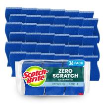 Esponjas de cozinha Scotch-Brite Zero Scratch, pacote com 36