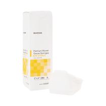 Esponjas de gaze de algodão McKesson de 12 camadas para tratamento de feridas 7,6 x 7,6 cm Esponjas de gaze de algodão McKesson de 12 camadas para tratamento de feridas 7,6 x 7,6 cm