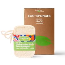 Esponjas de limpeza verdadeiramente gratuitas e naturais 100% orgânicas Luffa x3 Esponjas de limpeza verdadeiramente gratuitas e naturais 100% orgânicas Luffa x3